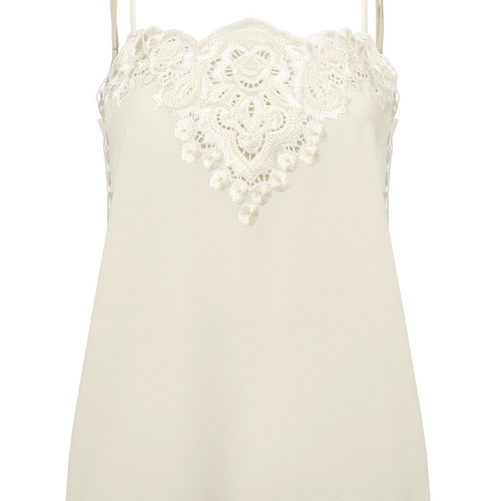 Elegant Baroque Cream Cami Top